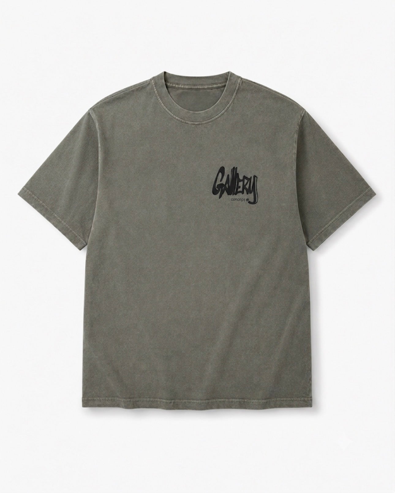 Gallery Logo Regular Tee Vintage Olive