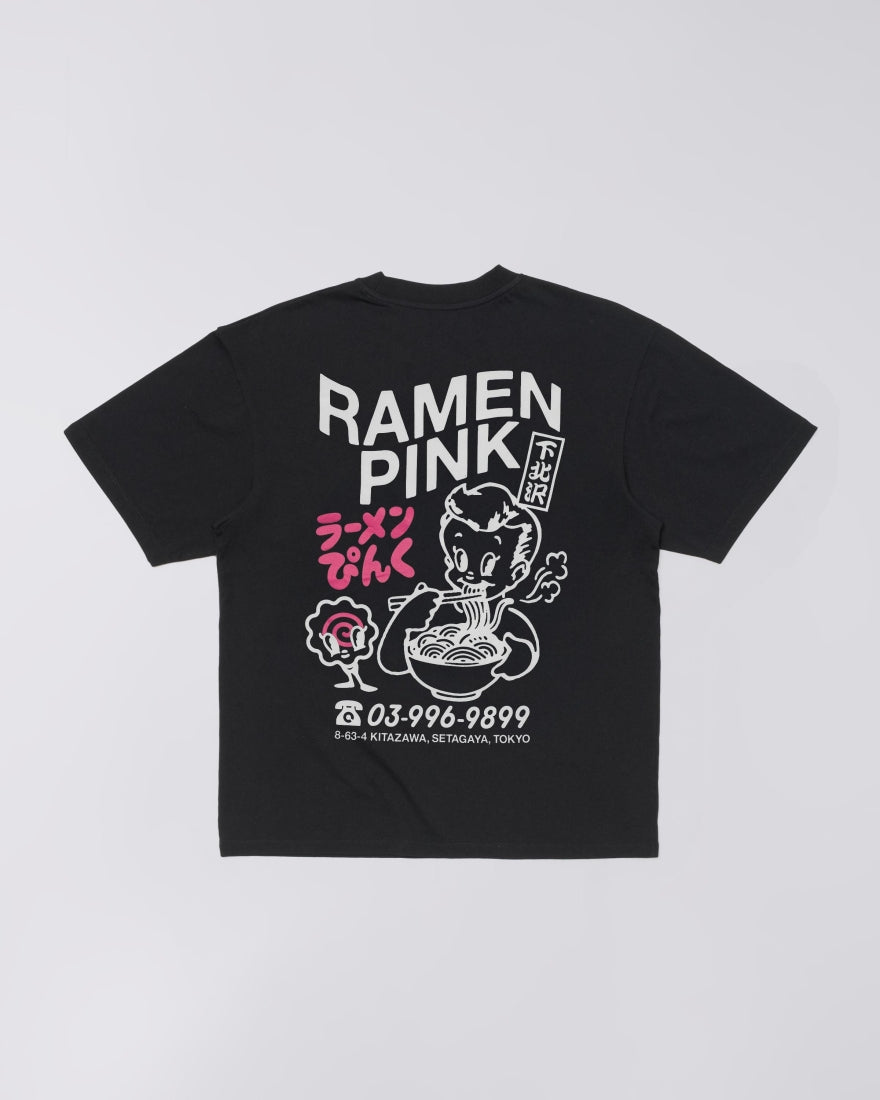 Ramen Pink T-Shirt Black