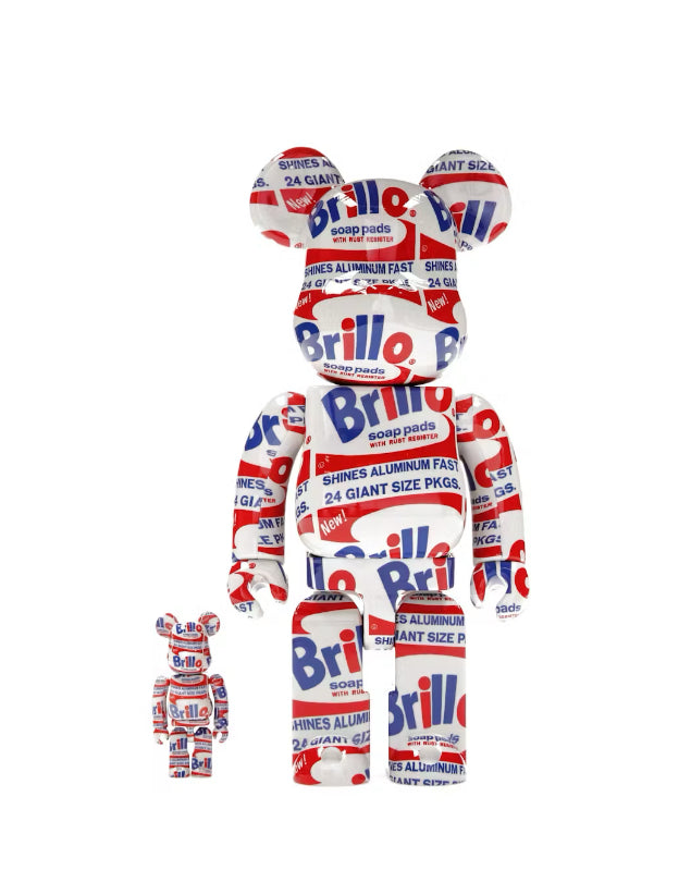 Andy Warhol "Brillo" 400%+100% Be@rbrick