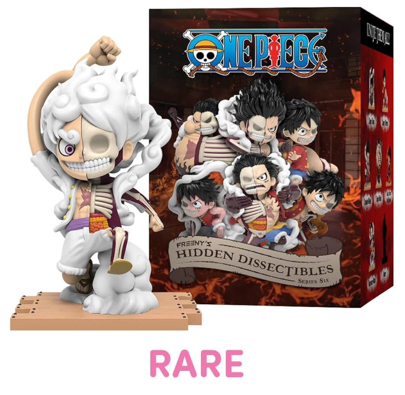 Freeny's Hidden Dissectibles : One Piece Luffy's Gears Edition - 6 x Blind Box (Case non sigillato)