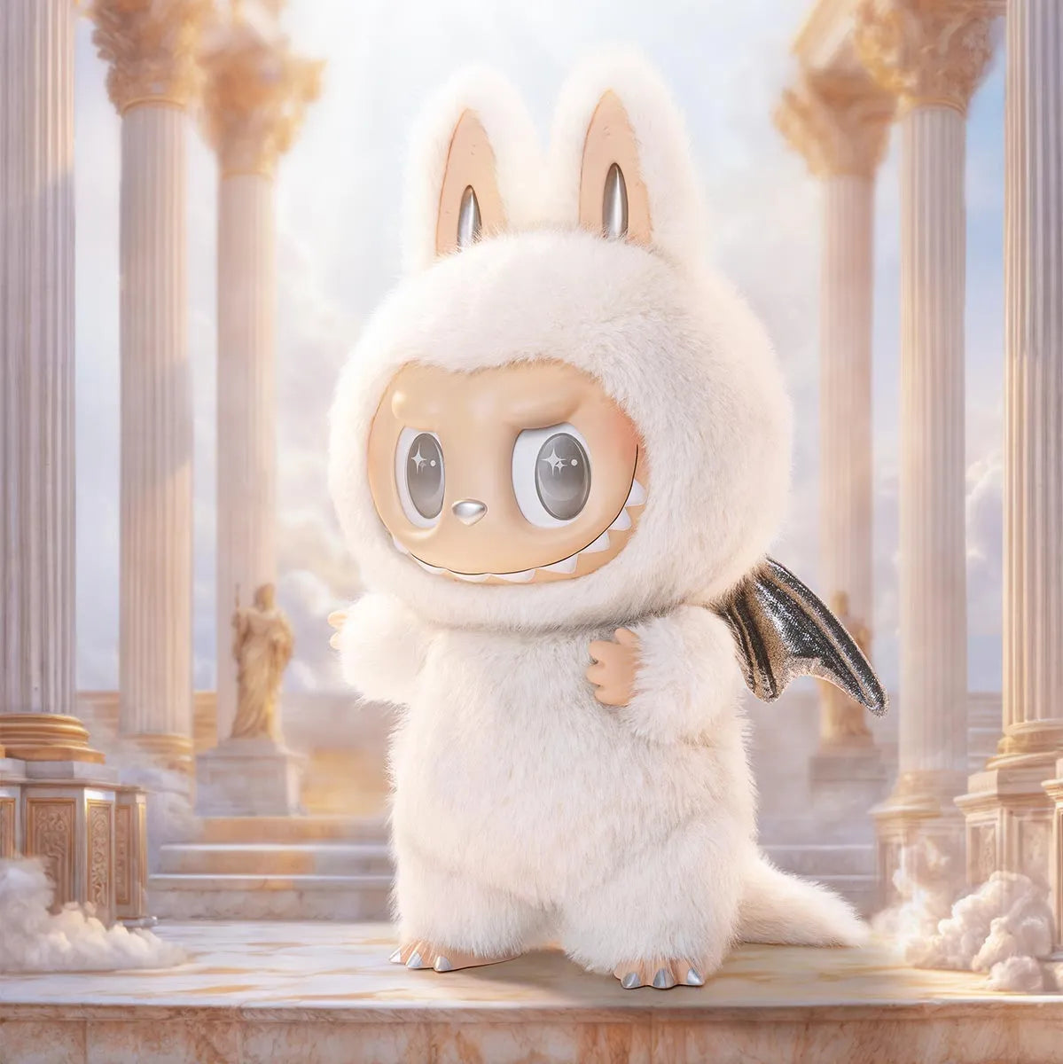 Labubu & Zimomo "Angel in Clouds" Figure Vynil Doll