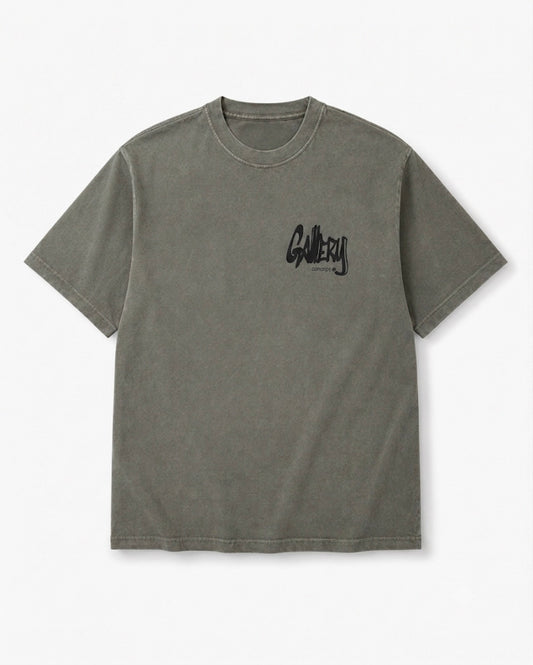 Gallery Logo Regular Tee Vintage Olive