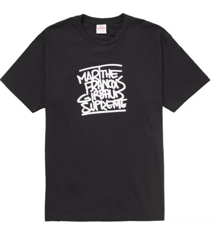Supreme Marithé + Francois Girbaud Tee Black