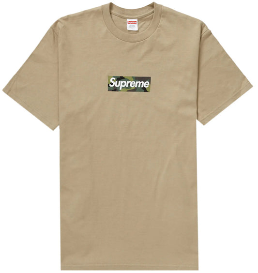 Supreme Box Logo Tee (FW23) Khaki