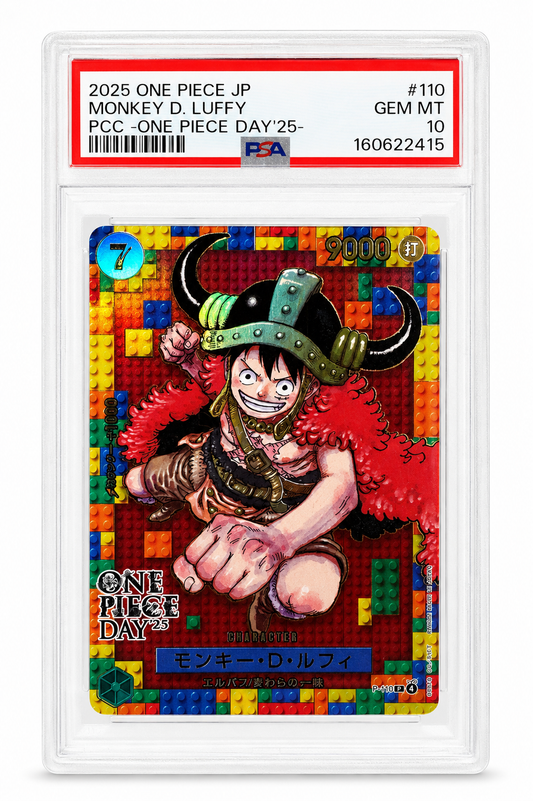 Monkey D Luffy P-110 One Piece Day 25 (JP) -PSA 10