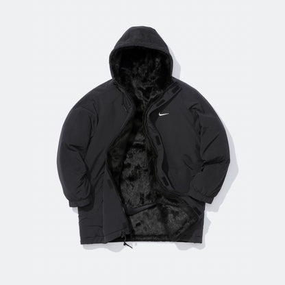 Supreme Nike Faux Far Reversible Parka Black