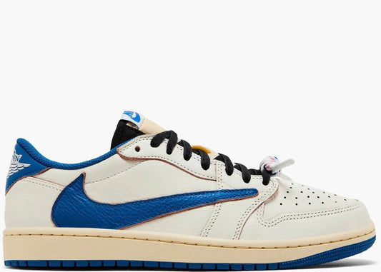 Jordan 1 Retro Low OG SP Fragment x Travis Scott Sail Military Blue