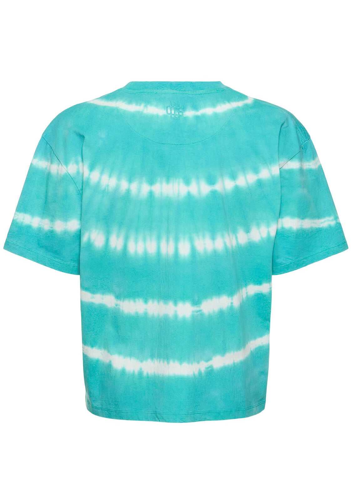 Shibori Dyed Tee Acquamarina