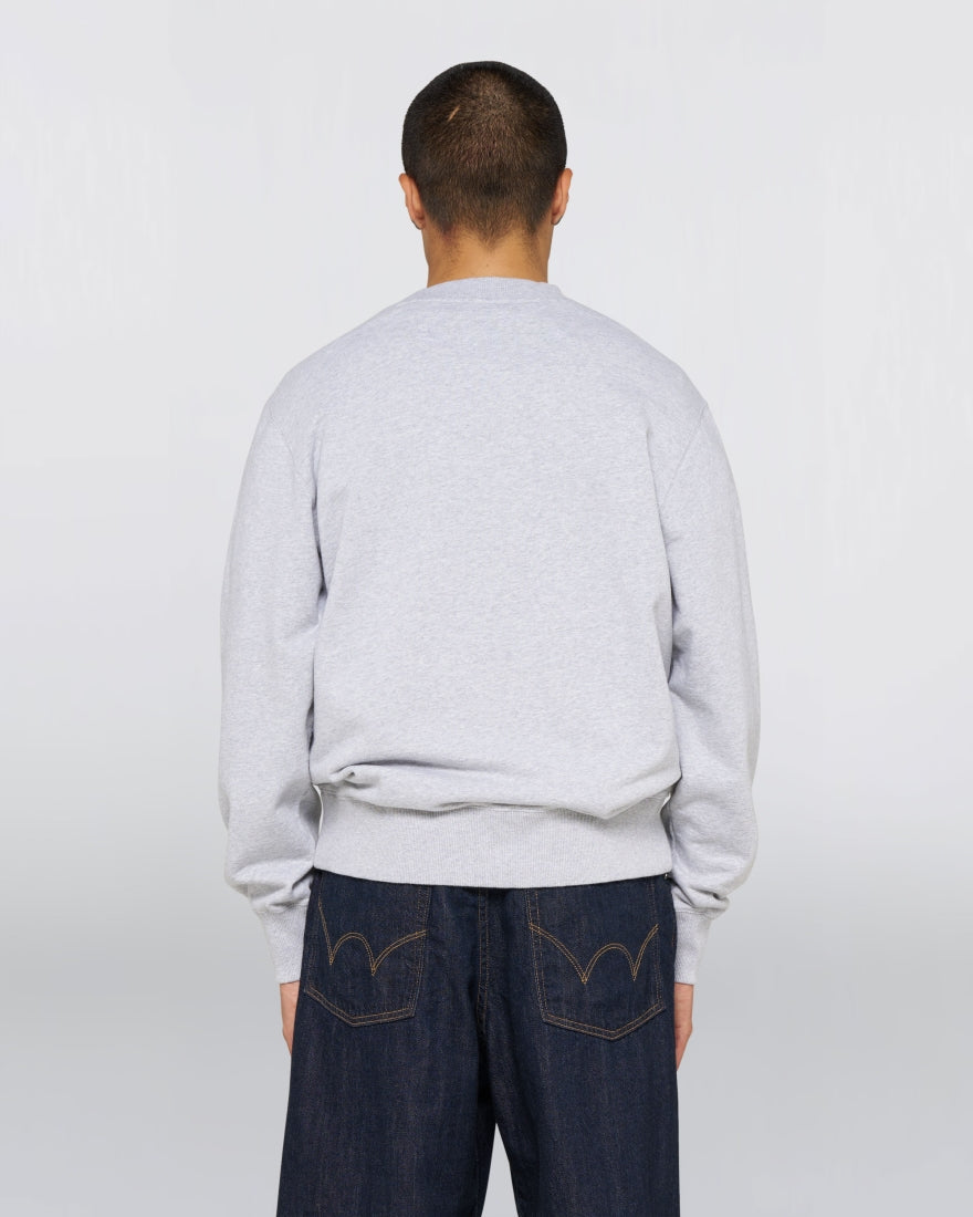 Sunset On Fuji San Sweat Grey Marl