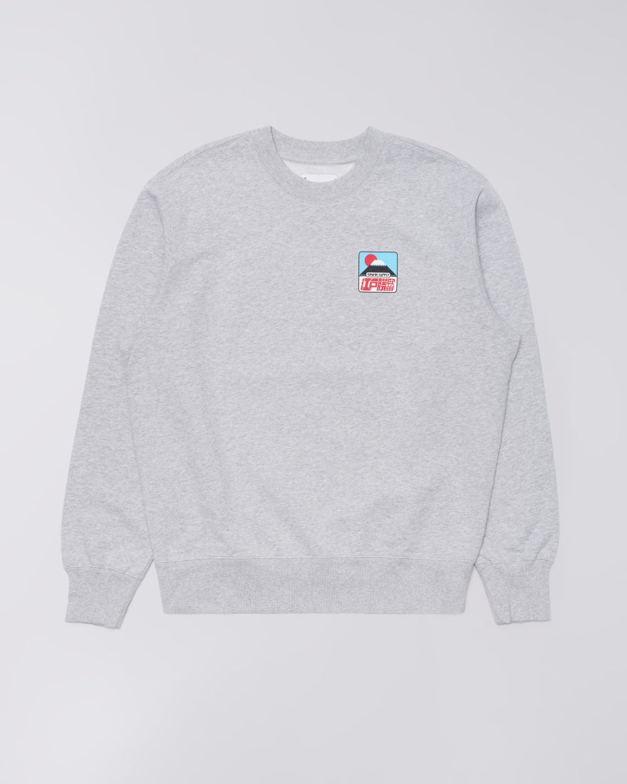 Sunset On Fuji San Sweat Grey Marl