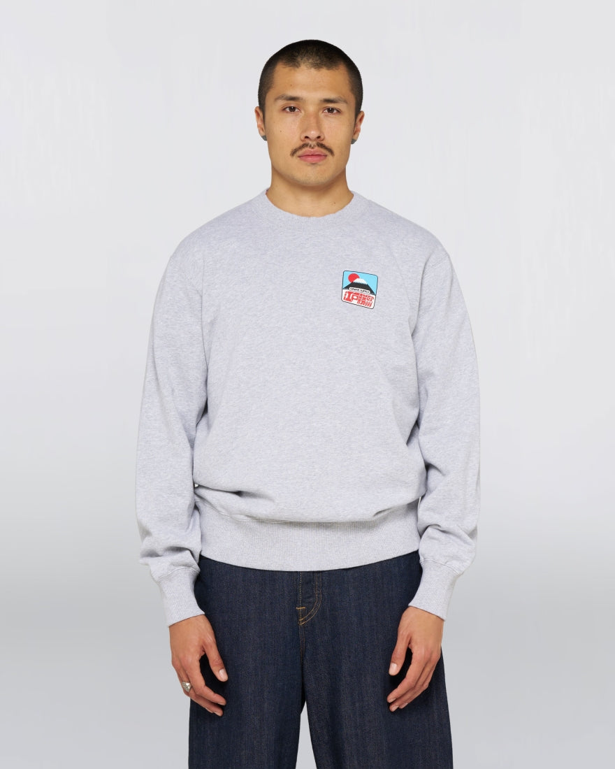 Sunset On Fuji San Sweat Grey Marl