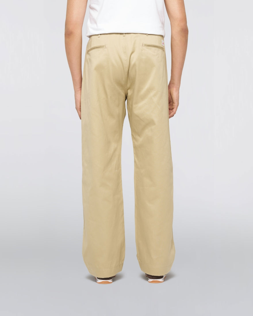 Wide Trousers Khaki