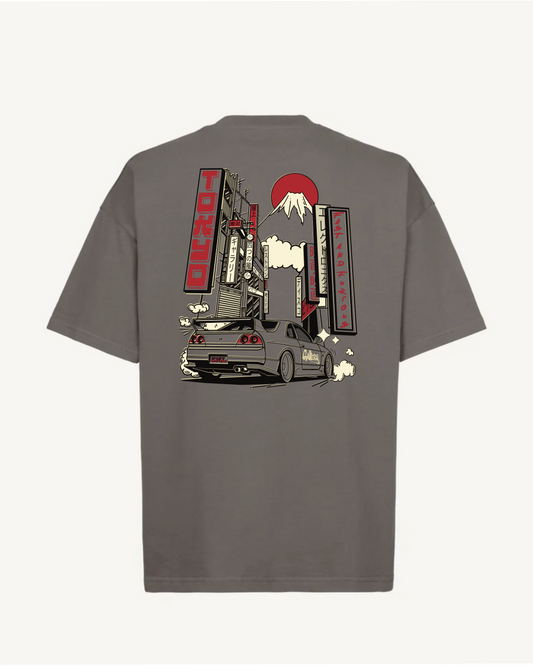 Tokyo Drift Oversize Tee Pigment Grey