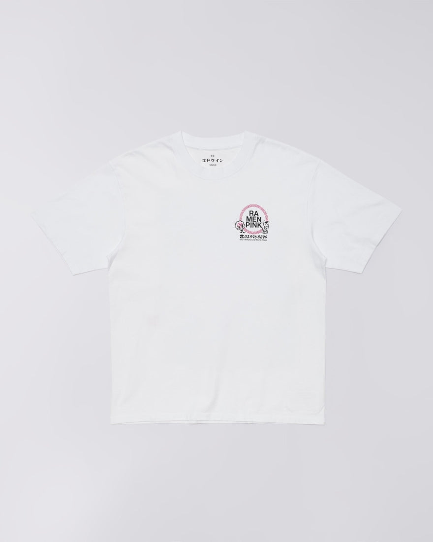 Ramen Pink T-Shirt White