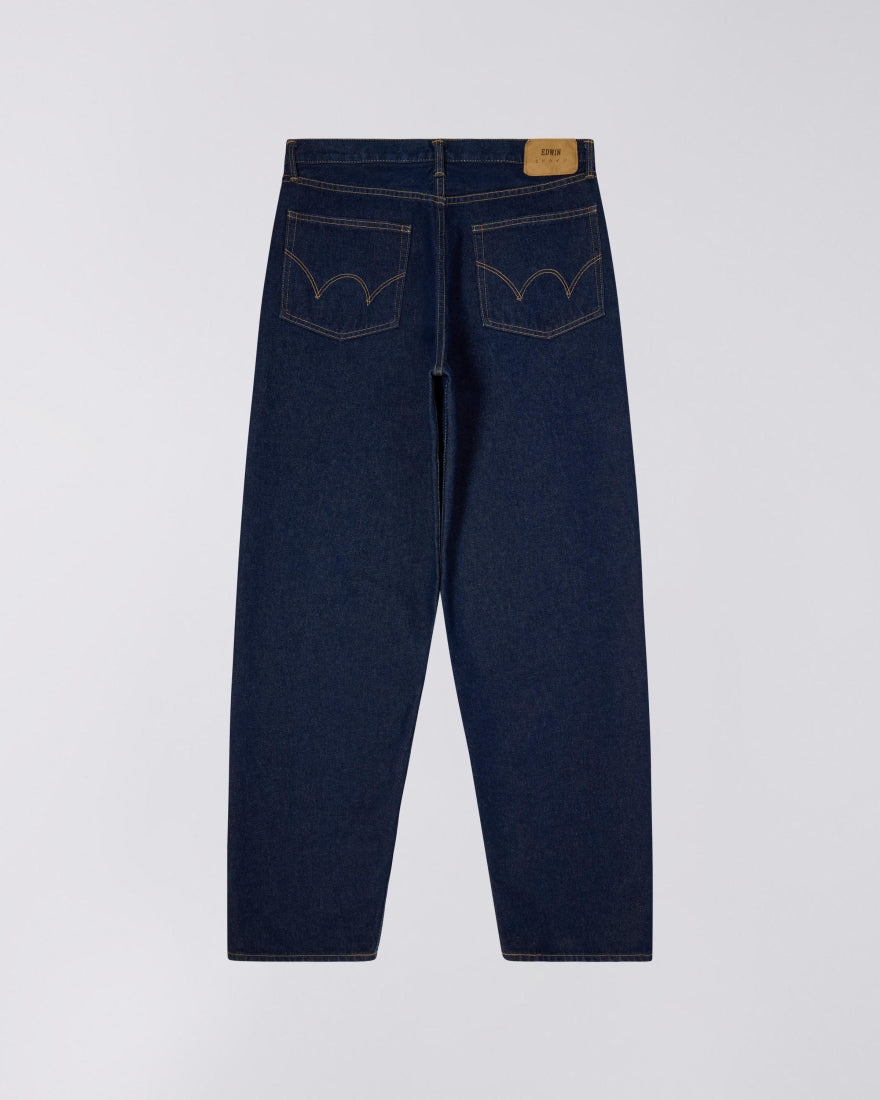 Loose Fit Jeans Rinsed Blue