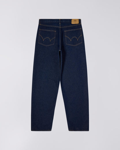 Loose Fit Jeans Rinsed Blue