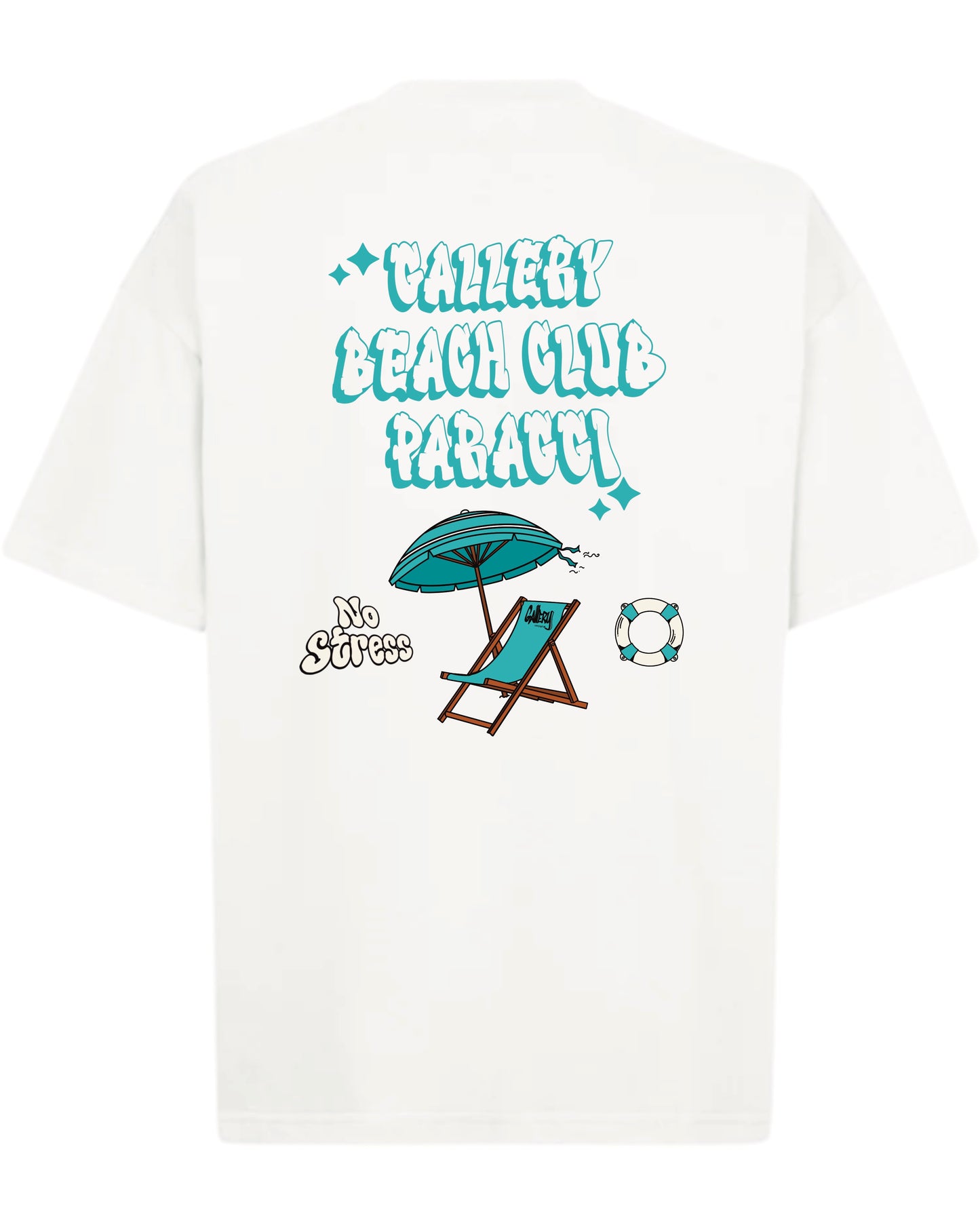 Beach Club Paraggi Oversize Tee White