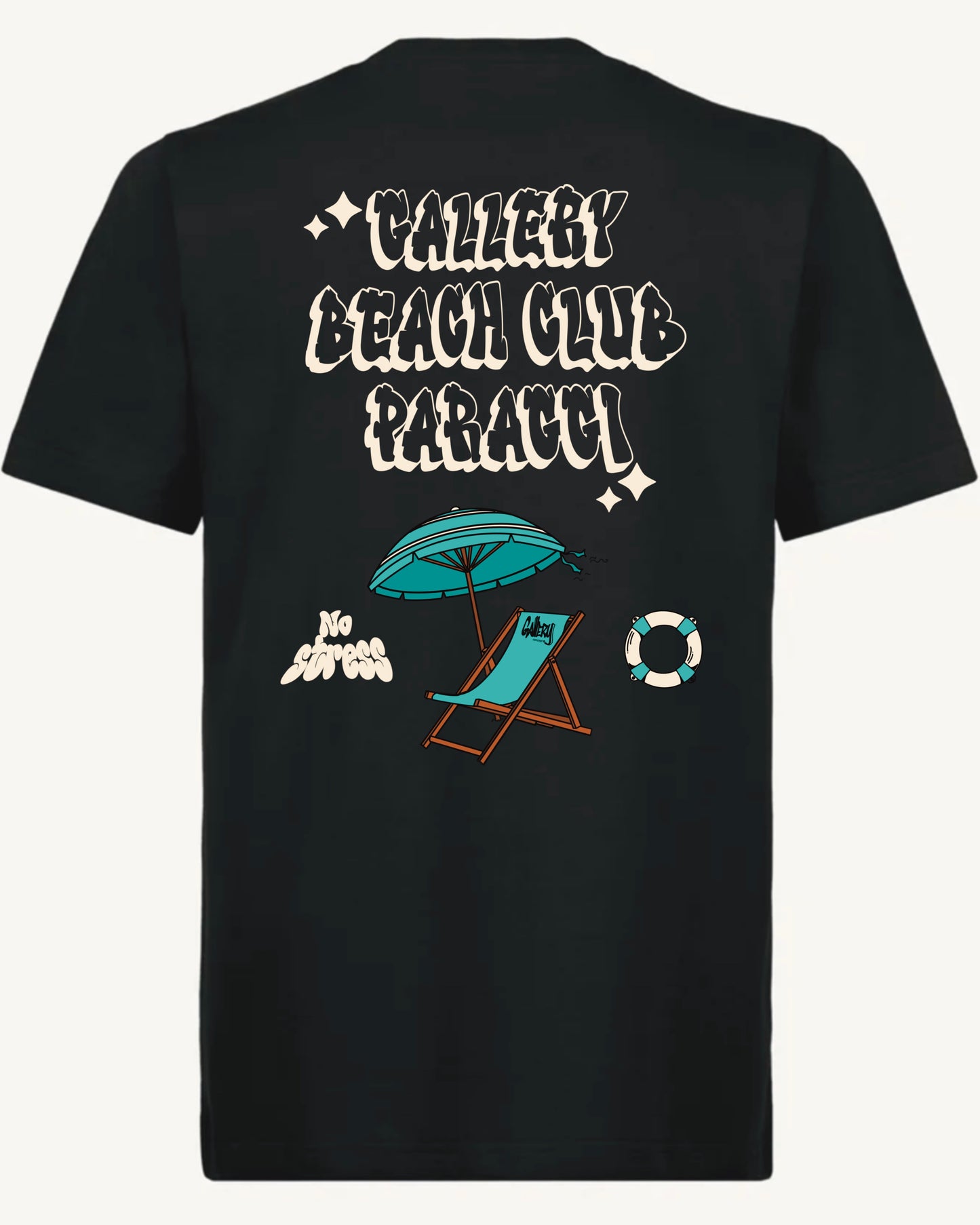 Beach Club Paraggi Regular Tee Black