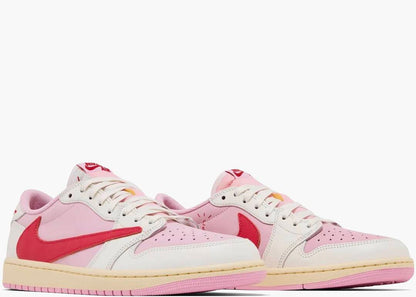 PRE-ORDER : Jordan 1 Retro Low OG SP Travis Scott Tropical Pink