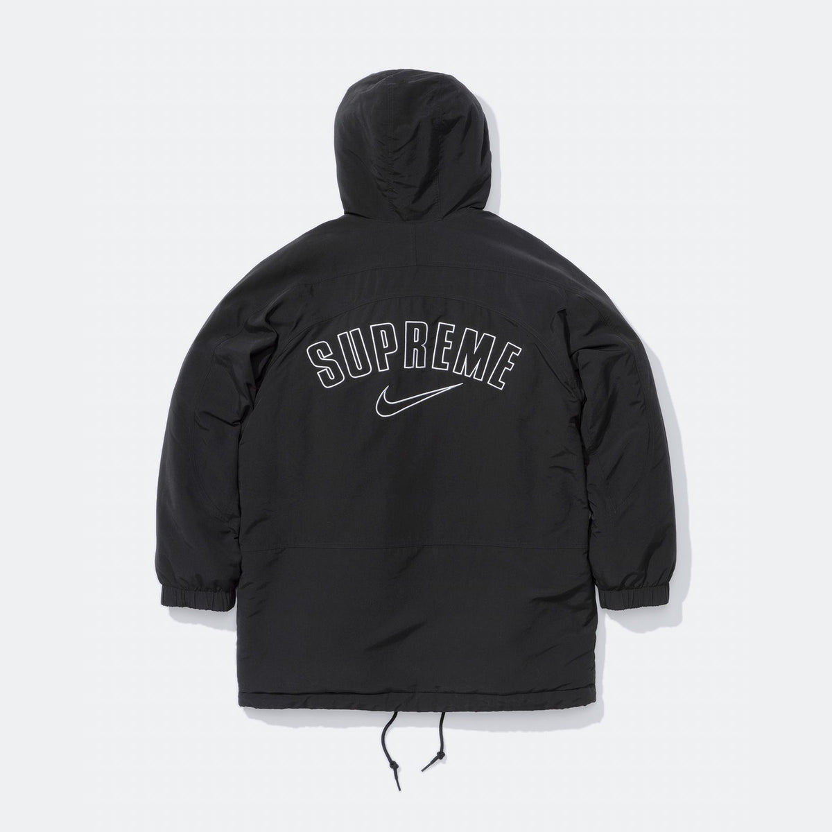 Supreme Nike Faux Far Reversible Parka Black