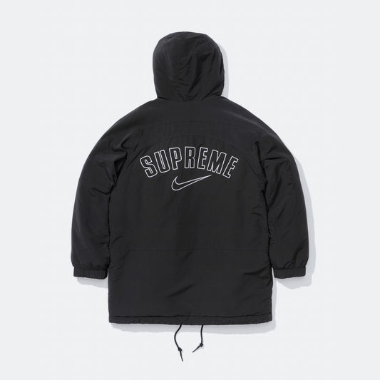 Supreme Nike Faux Far Reversible Parka Black