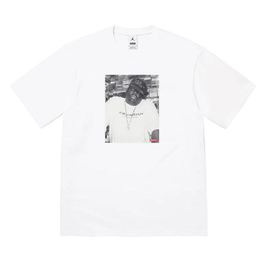 Supreme Jordan Biggie S/S Top White