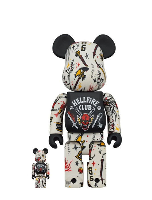 Stranger Things Hellfire Club 400%+100% Be@rbrick