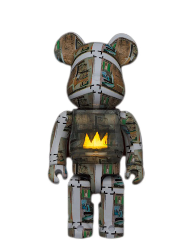 Jean-Michel Basquiat King Pleasure 400%+100% Be@rbrick