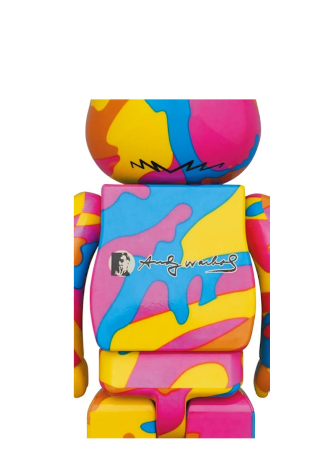 Andy Warhol BWWT 3  Be@rbrick 400%+100%