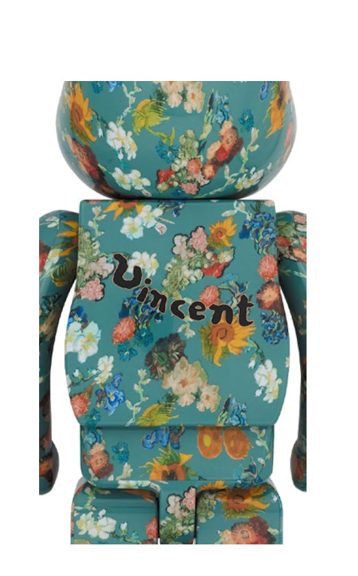 Van Gogh Flowers Blue Be@rbrick 1000%