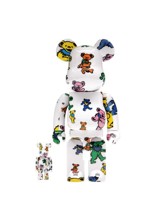 Grateful Dead Dancing Bear Be@rbrick 400%+100%