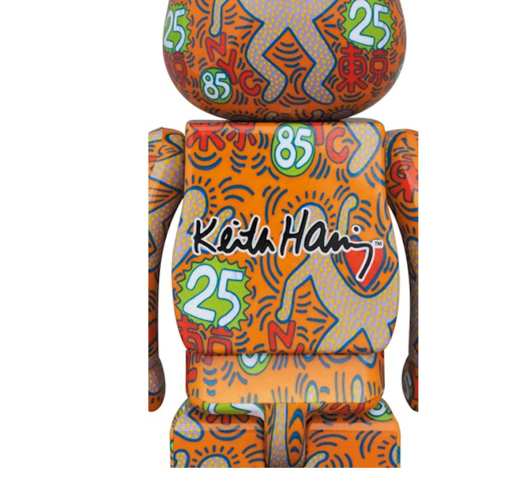 Keith Haring BWWT 3  Be@rbrick 400%+100%