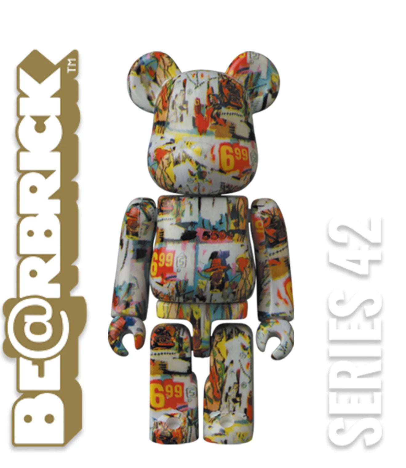 Serie 42 Artist - Andy Warhol X Jean-Michel Basquiat Be@rbrick 100%