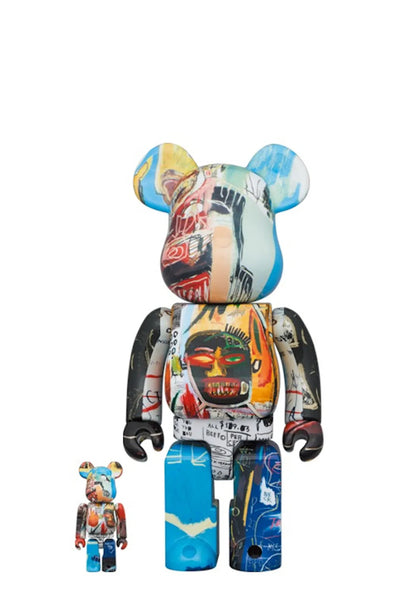 Jean-Michel Basquiat BWWT 3  Be@rbrick 400%+100%