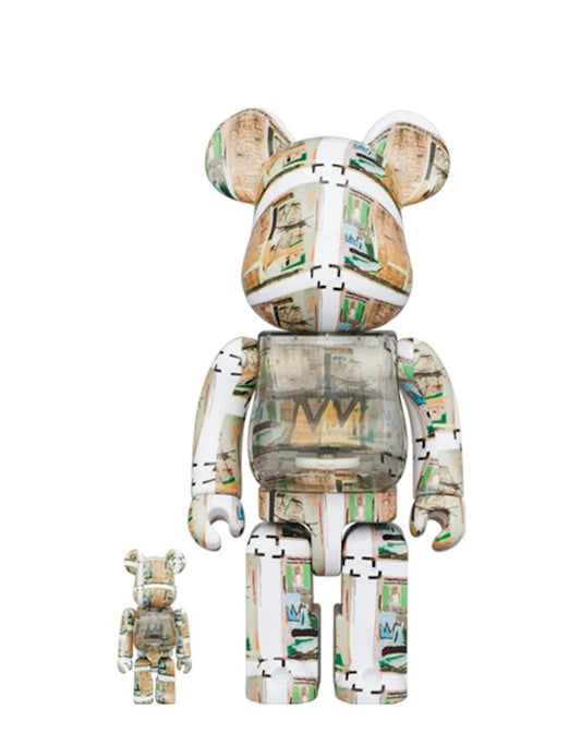 Jean-Michel Basquiat King Pleasure 400%+100% Be@rbrick