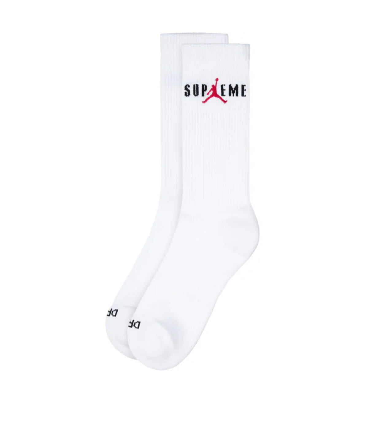 Supreme Jordan Crew Socks White