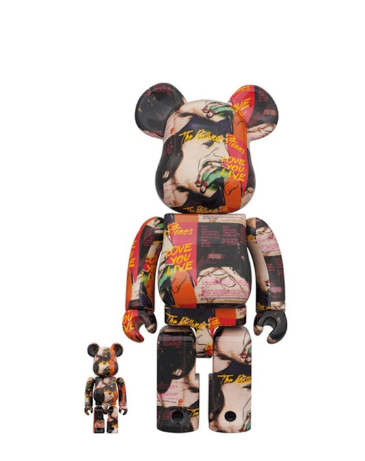 Andy Warhol x Rolling Stones (Love You Live) 400%+100% Be@rbrick