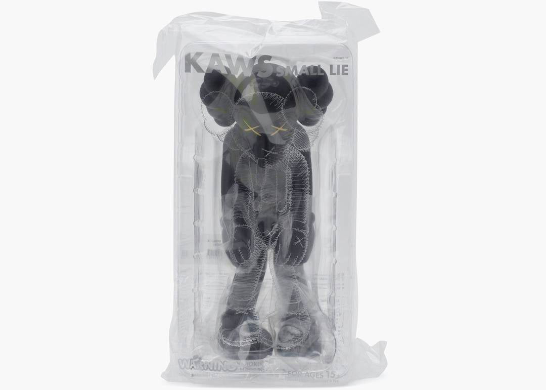 KAWS Small Lie Companion Vinyl Figure Black (PREORDER)