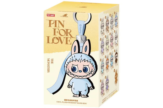 Labubu The Monsters Pin For Love Series Vinyl Plush Pendant (A-M) (1 Blind Box)