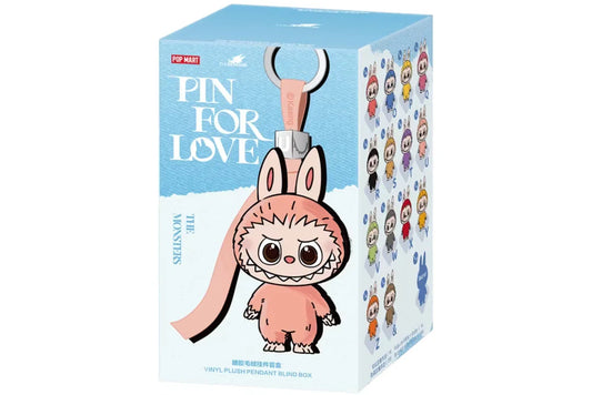 Labubu The Monsters Pin For Love Series Vinyl Plush Pendant (N-Z) (1 Blind Box)