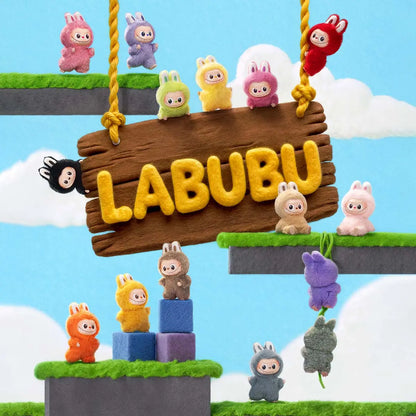 Labubu The Monsters Pin For Love Series Vinyl Plush Pendant (N-Z) (1 Blind Box)