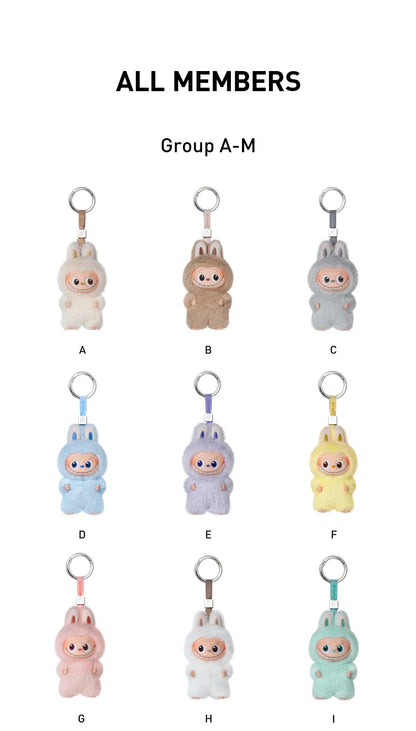 Labubu The Monsters Pin For Love Series Vinyl Plush Pendant (A-M) (1 Blind Box)