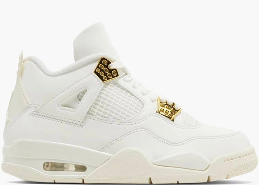 Jordan 4 Retro Sail Metallic Gold