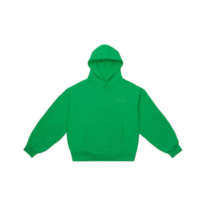 Double Layer Hoodie Green