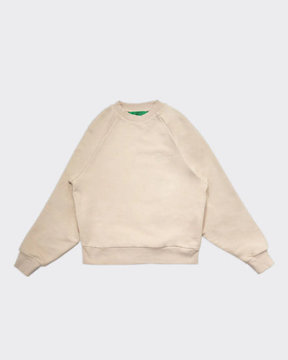 Double Layer Crewneck Sand