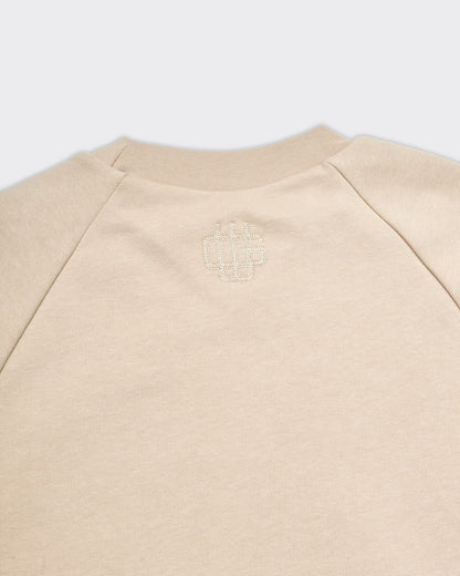 Double Layer Crewneck Sand