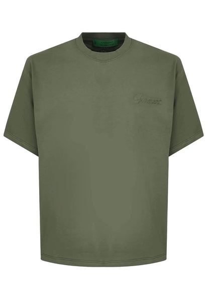 Embroidered Basic Tee Verde